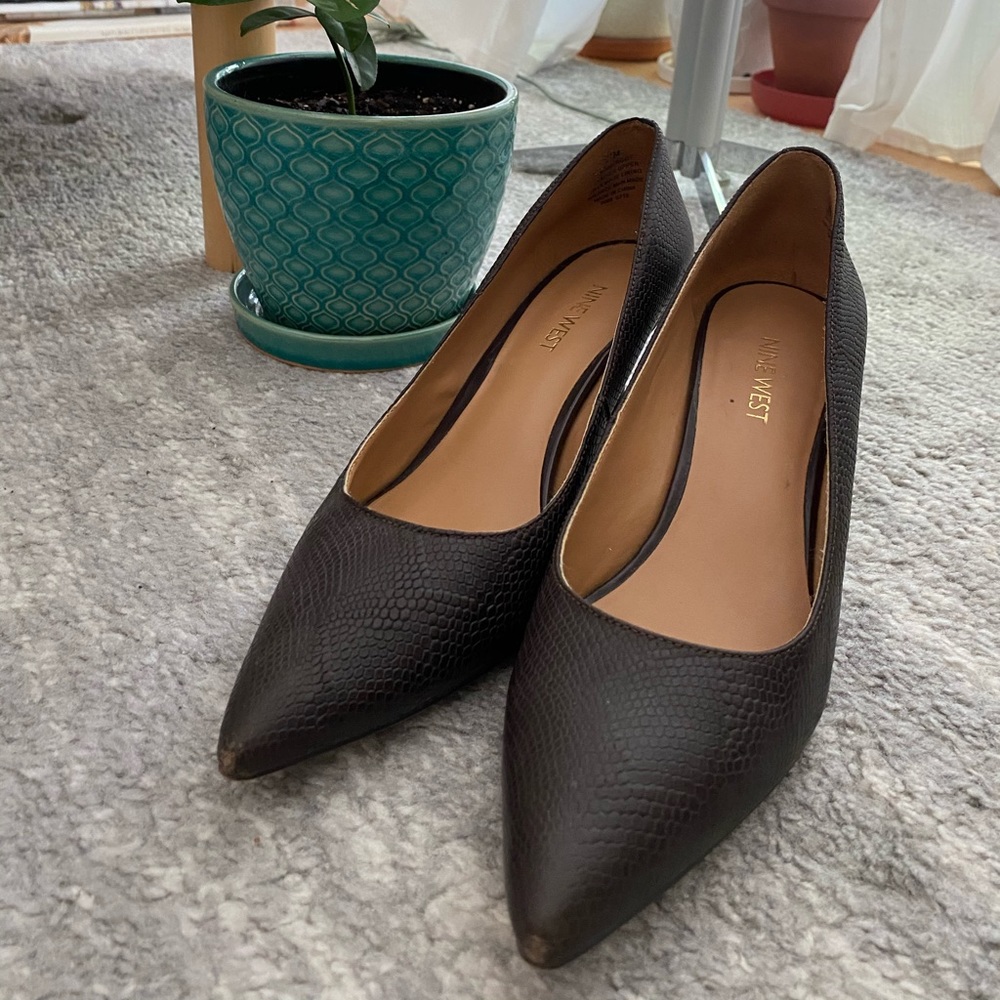 black nine west heels